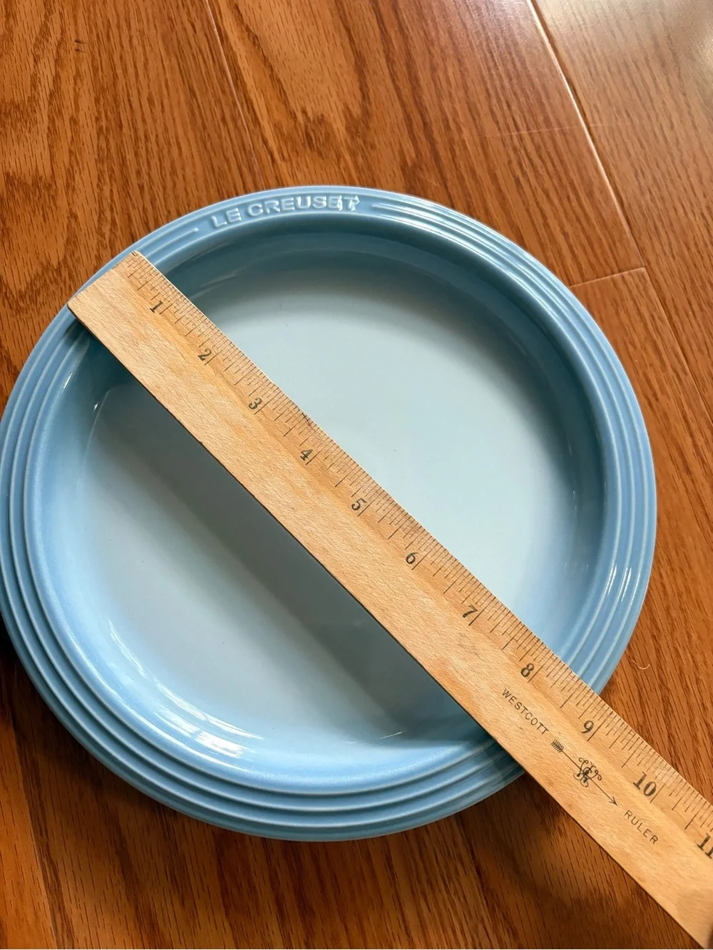 Le Creuset Coastal Blue 23cm Round Plate